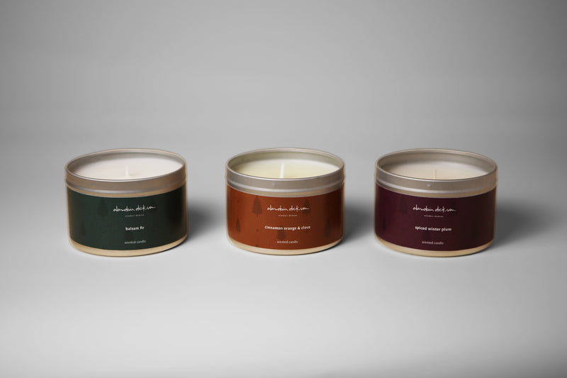 Christmas collection candles
