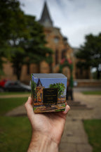 cathedral green candle