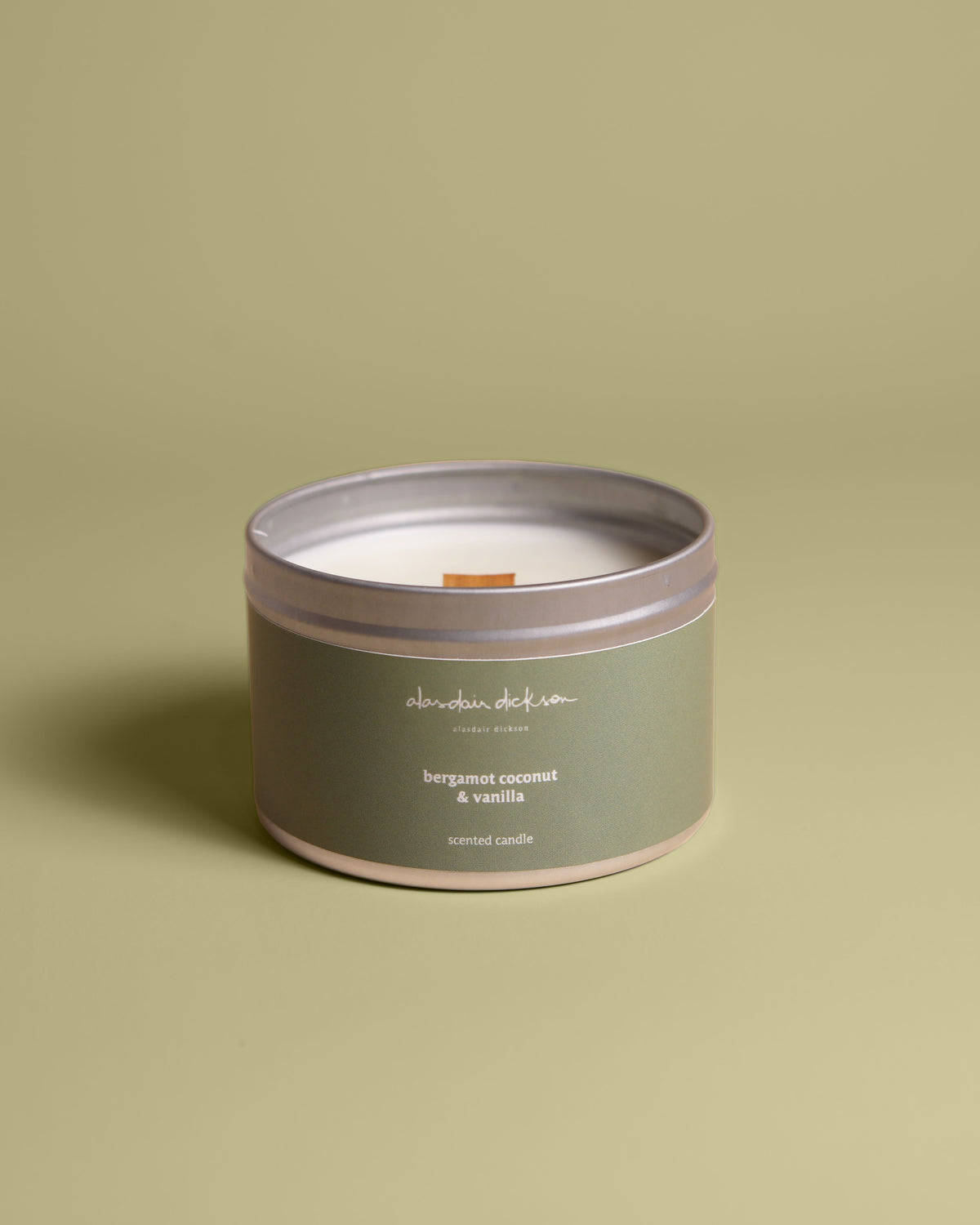 bergamot coconut & vanilla candle
