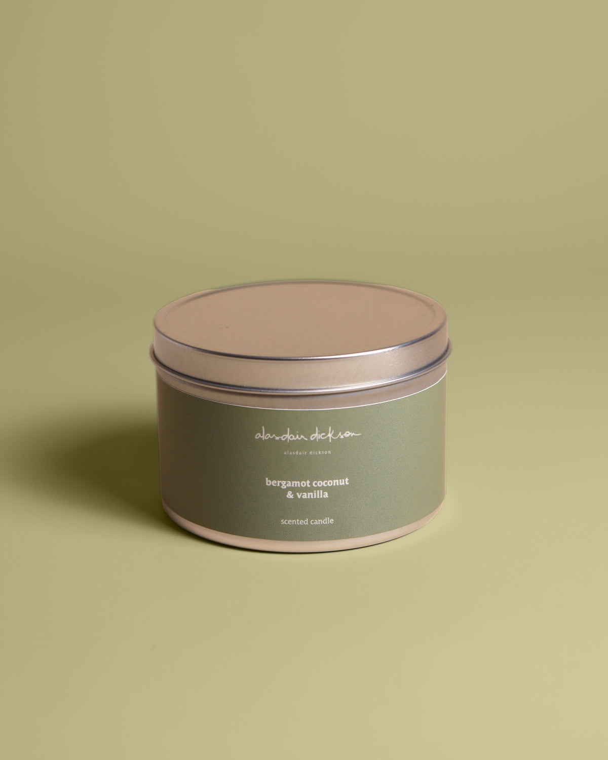 bergamot coconut & vanilla candle