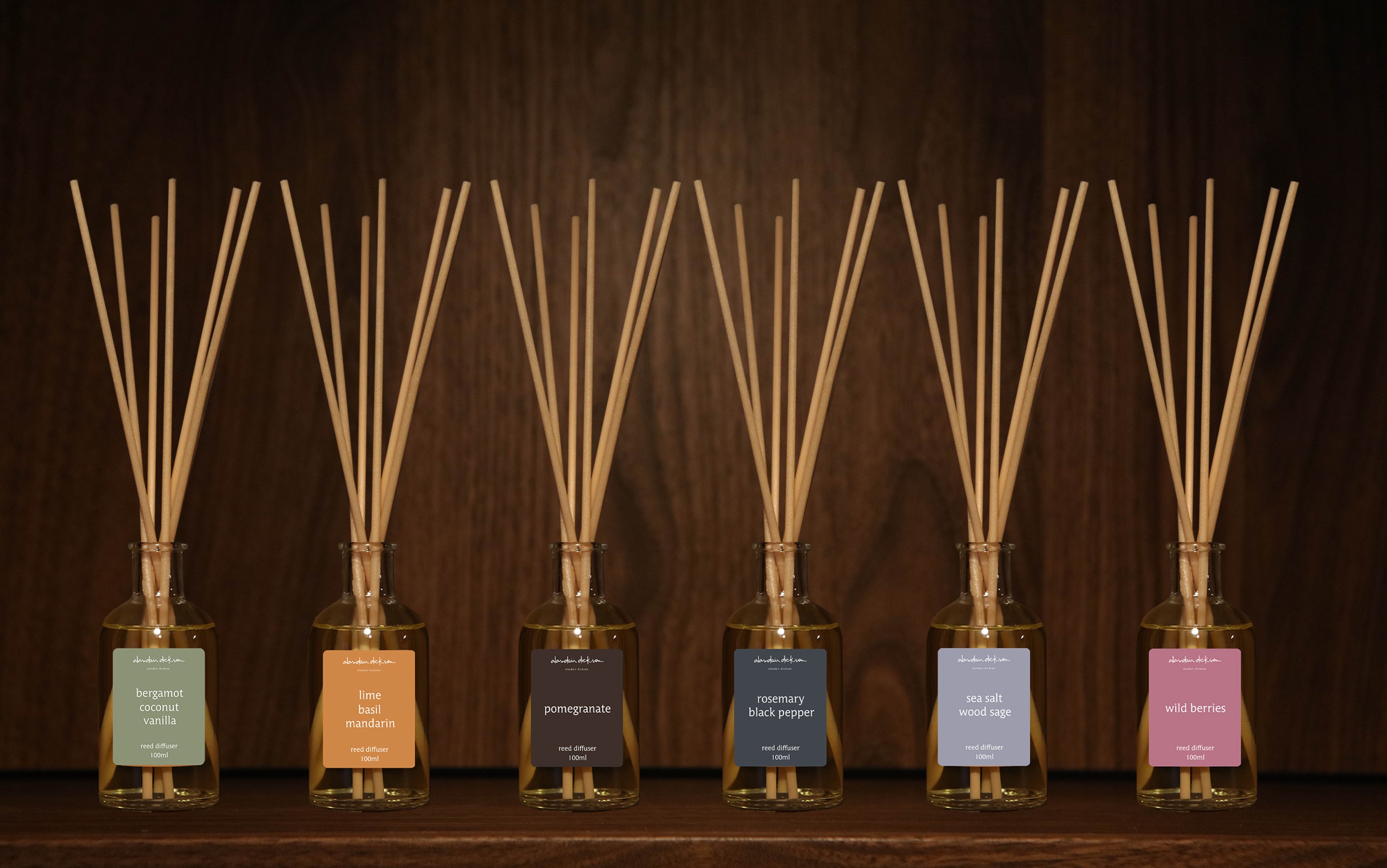 rosemary & black pepper reed diffuser