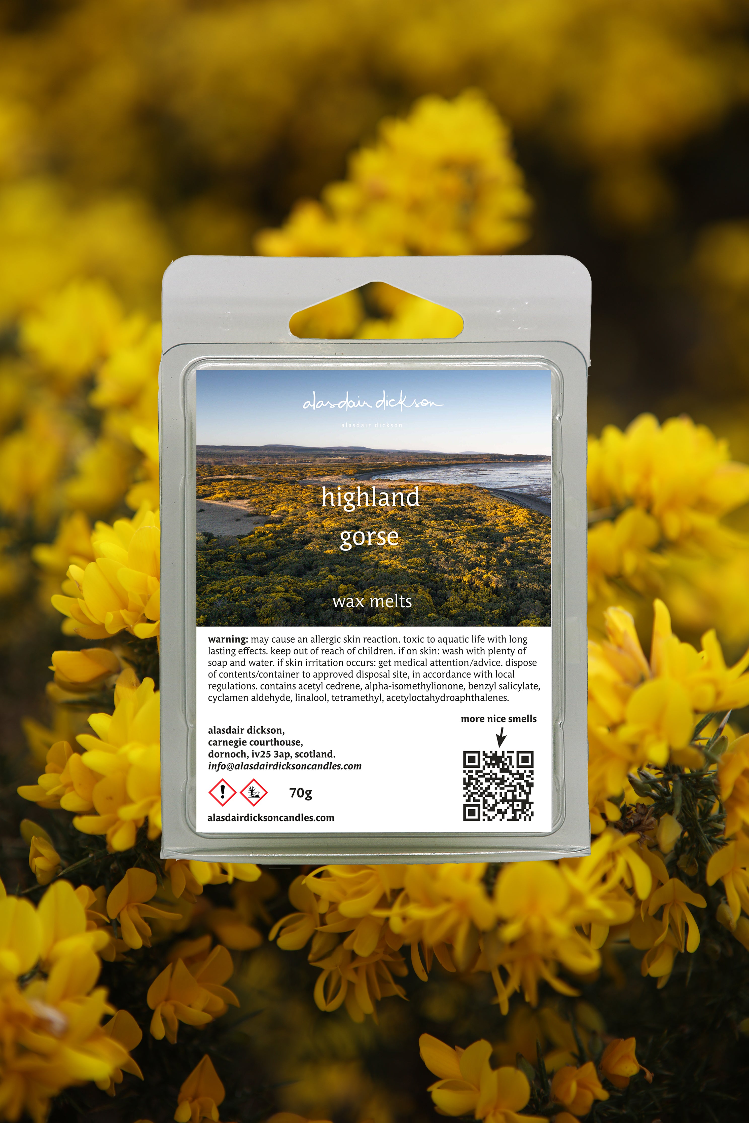 highland gorse - wax melt bar