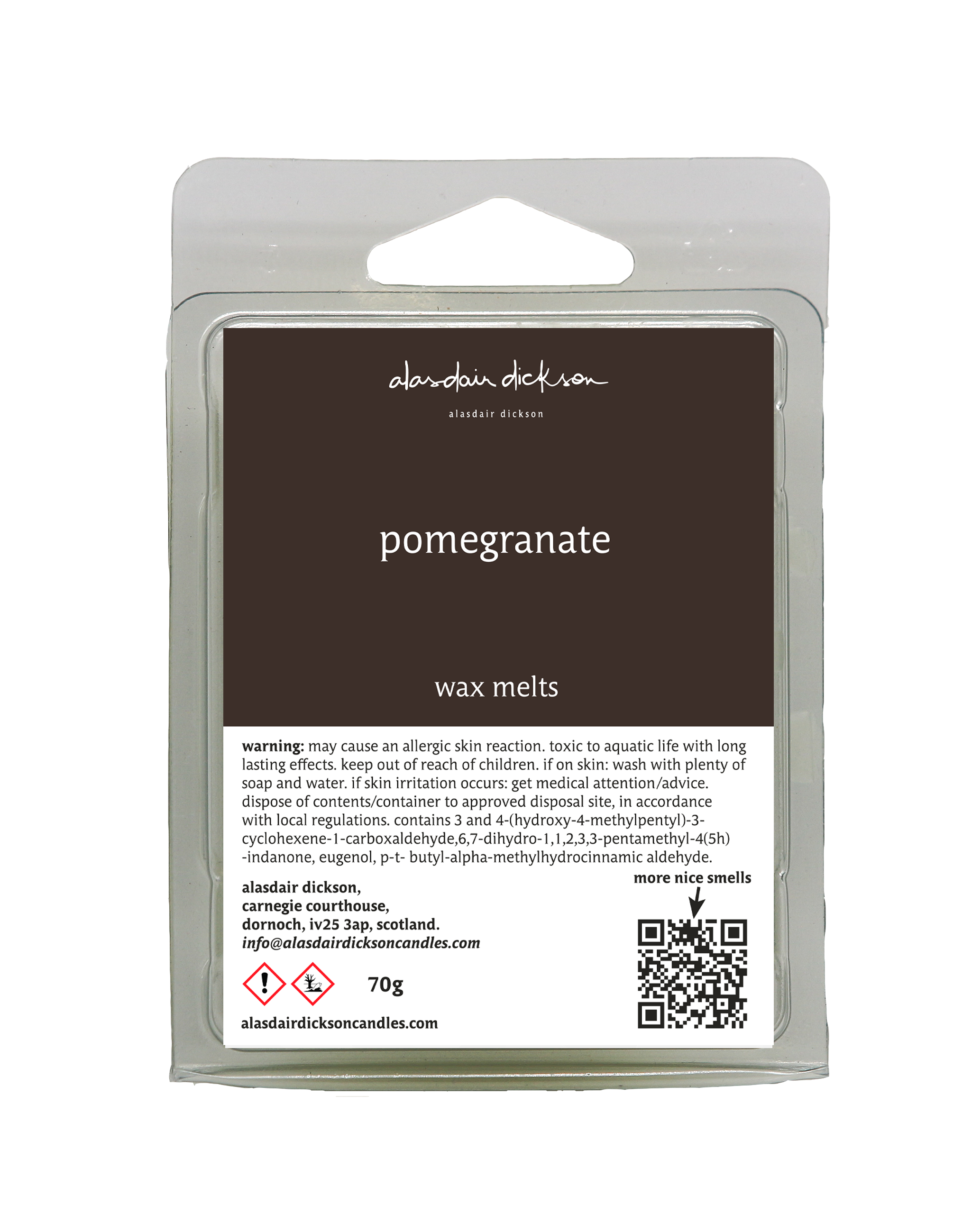 pomegranate - wax melt bar