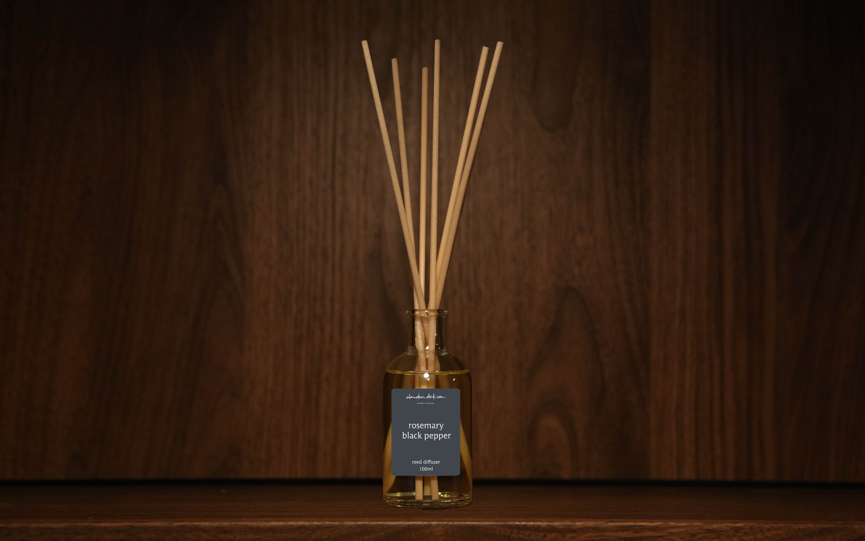 rosemary & black pepper reed diffuser – Alasdair Dickson Candles