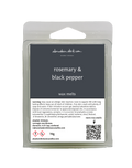 rosemary & black pepper - wax melt bar